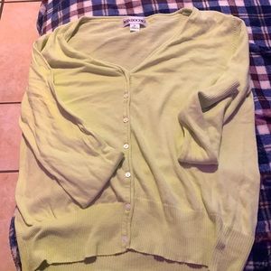 It is a green cardigan have not use only just dose not have tag